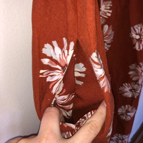 Madewell linen blend Sophia midi dress - Picture 6 of 8